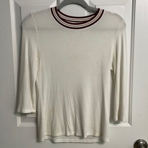 Stradivarius ribbed shirt